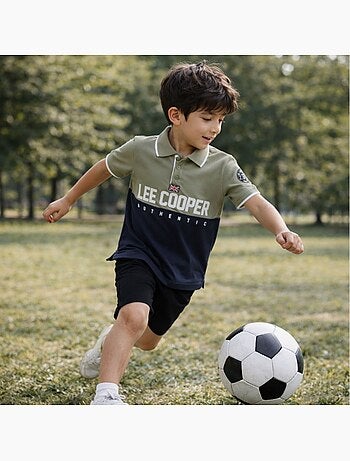 Lee Cooper - Polo manga curta menino estampado