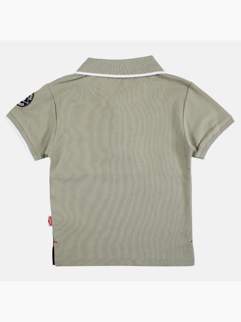 Lee Cooper - Polo manga curta menino estampado Verde - Kiabi