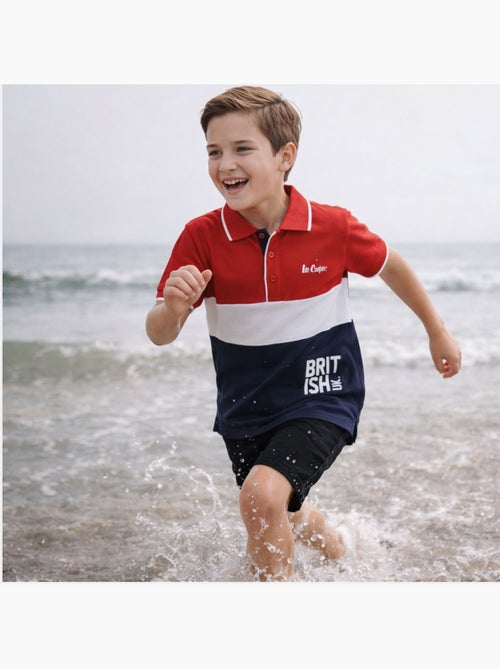 Lee Cooper - Polo manga curta menino estampado - Kiabi Lee Cooper - Polo manga curta menino estampado - Kiabi