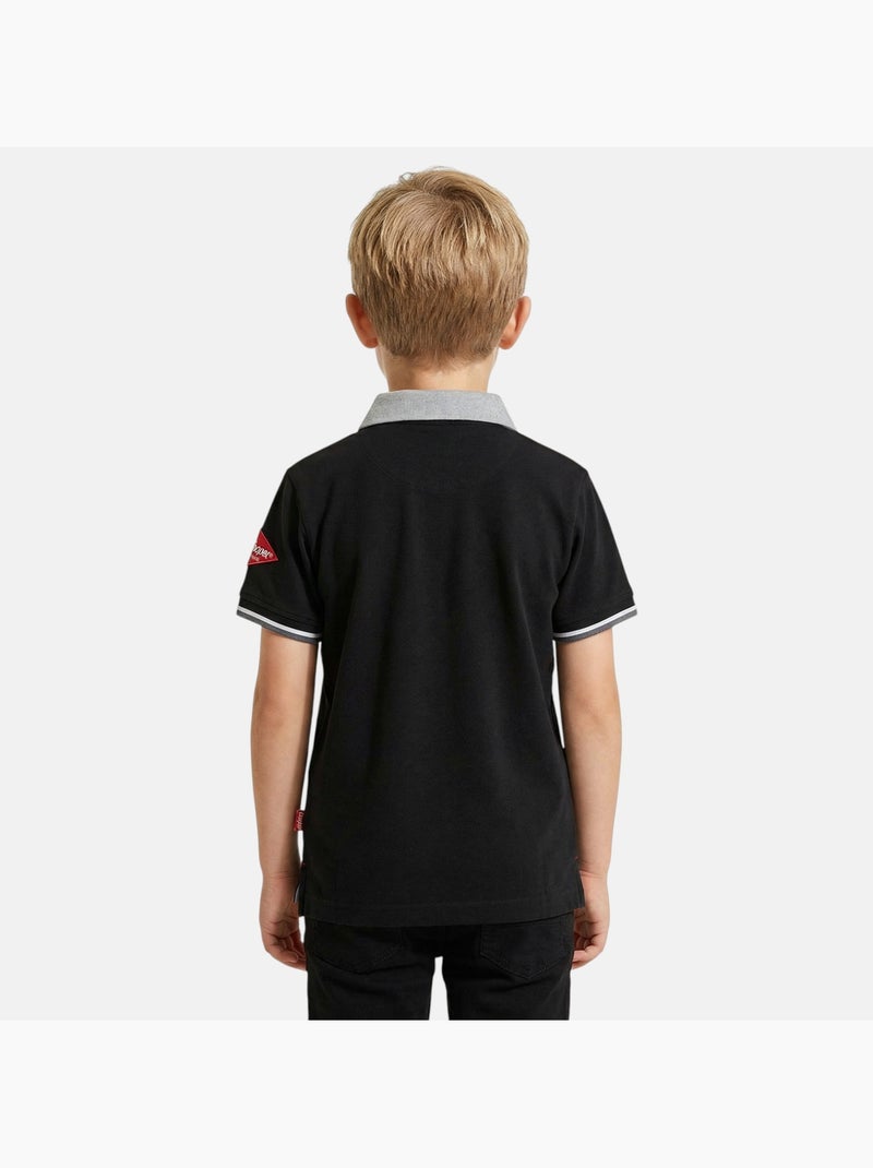 Lee Cooper - Polo manga curta  menino Preto - Kiabi