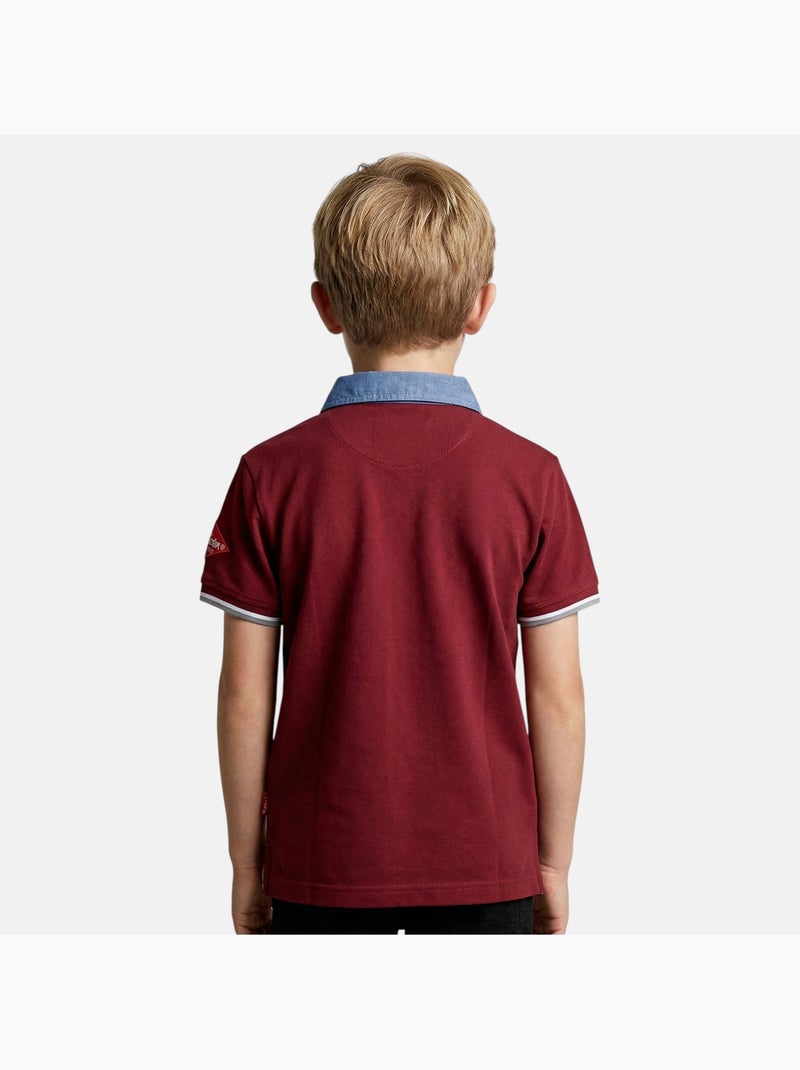 Lee Cooper - Polo manga curta  menino Vermelho - Kiabi
