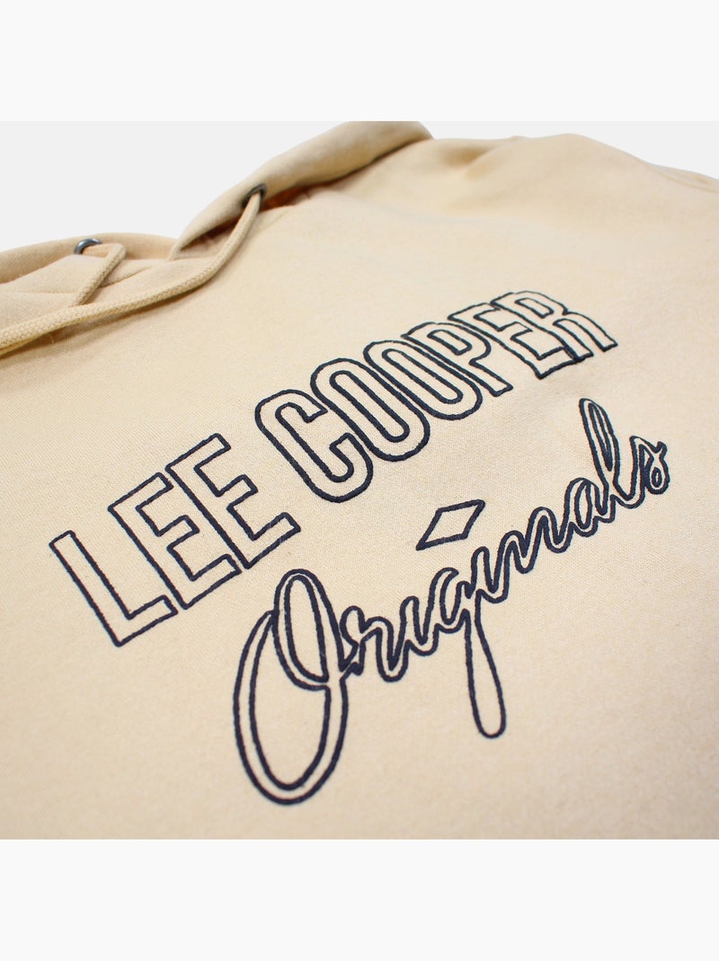 Lee Cooper - Sweat com capuz  homem Bege - Kiabi