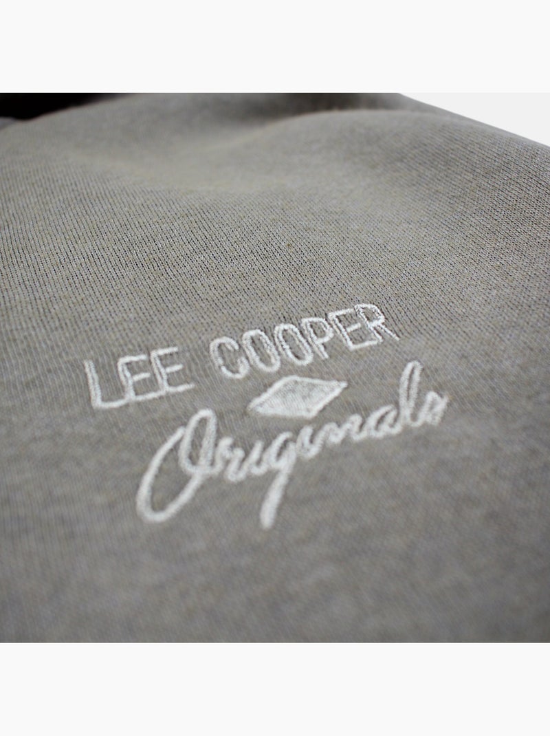 Lee Cooper - Sweat com capuz  homem Cáqui - Kiabi