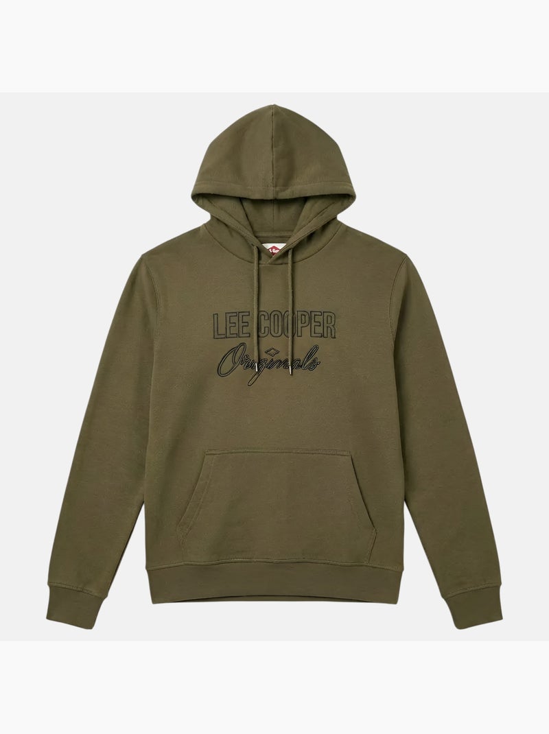 Lee Cooper - Sweat com capuz  homem Cáqui - Kiabi