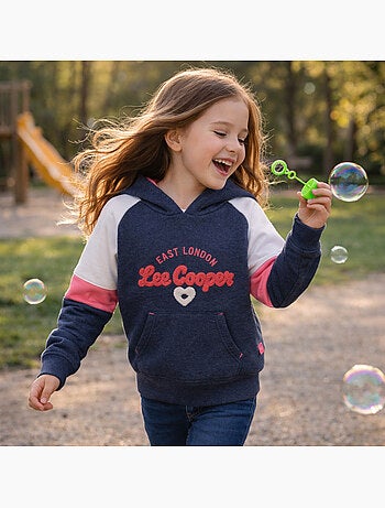 Lee Cooper - Sweat com capuz menina estampado