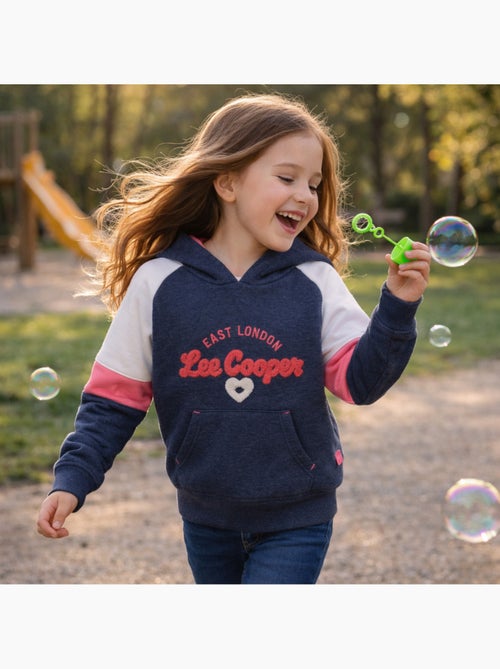 Lee Cooper - Sweat com capuz menina estampado - Kiabi Lee Cooper - Sweat com capuz menina estampado - Kiabi