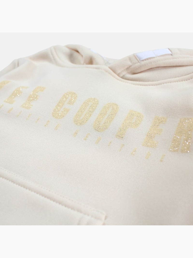 Lee Cooper - Sweat com capuz menina estampado Branco - Kiabi