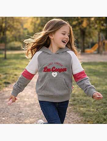 Lee Cooper - Sweat com capuz menina estampado