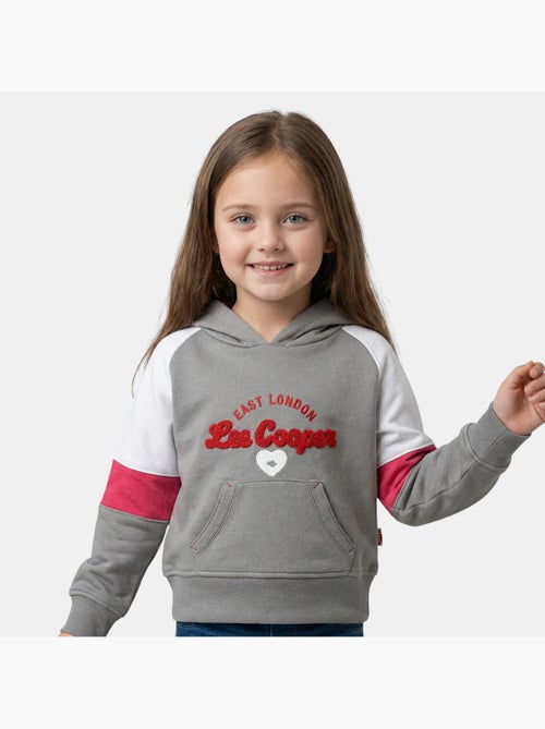 Lee Cooper - Sweat com capuz menina estampado - Kiabi Lee Cooper - Sweat com capuz menina estampado - Kiabi