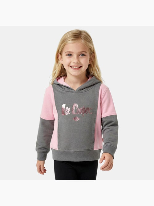 Lee Cooper - Sweat com capuz menina estampado - Kiabi