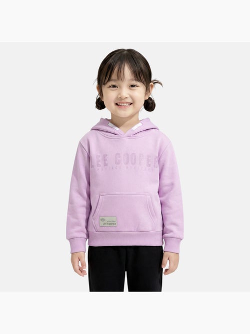 Lee Cooper - Sweat com capuz menina estampado - Kiabi