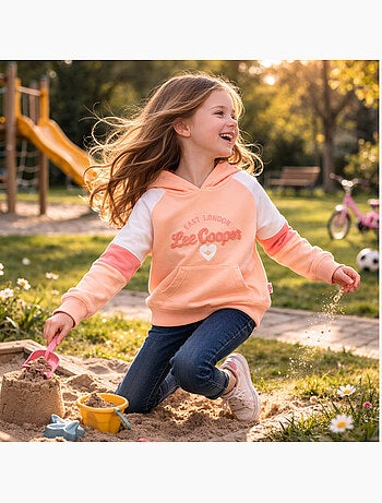 Lee Cooper - Sweat com capuz menina estampado
