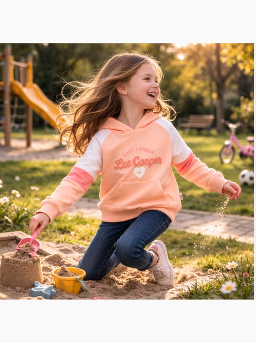 Lee Cooper - Sweat com capuz menina estampado - Kiabi Lee Cooper - Sweat com capuz menina estampado - Kiabi
