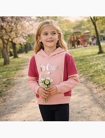 Lee Cooper - Sweat com capuz menina estampado