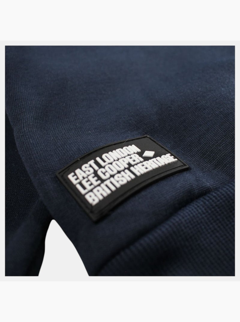 Lee Cooper - Sweat com capuz menino estampado Azul-marinho - Kiabi