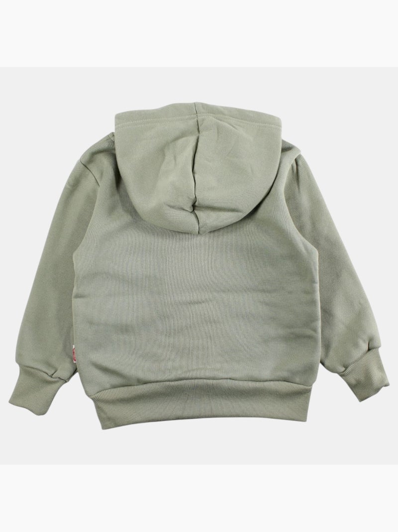 Lee Cooper - Sweat com capuz menino estampado Cáqui - Kiabi