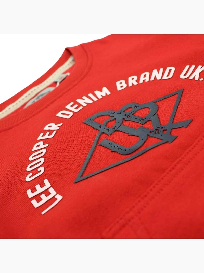 Lee Cooper - Sweat criança estampado Vermelho - Kiabi