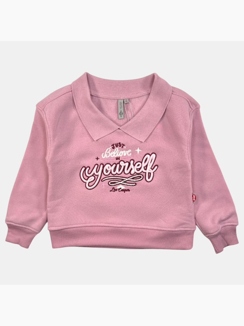 Lee Cooper - Sweat menina estampado Rosa - Kiabi