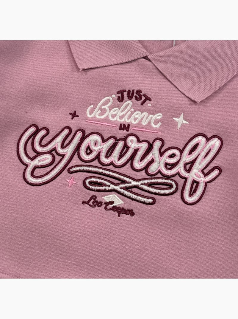 Lee Cooper - Sweat menina estampado Rosa - Kiabi