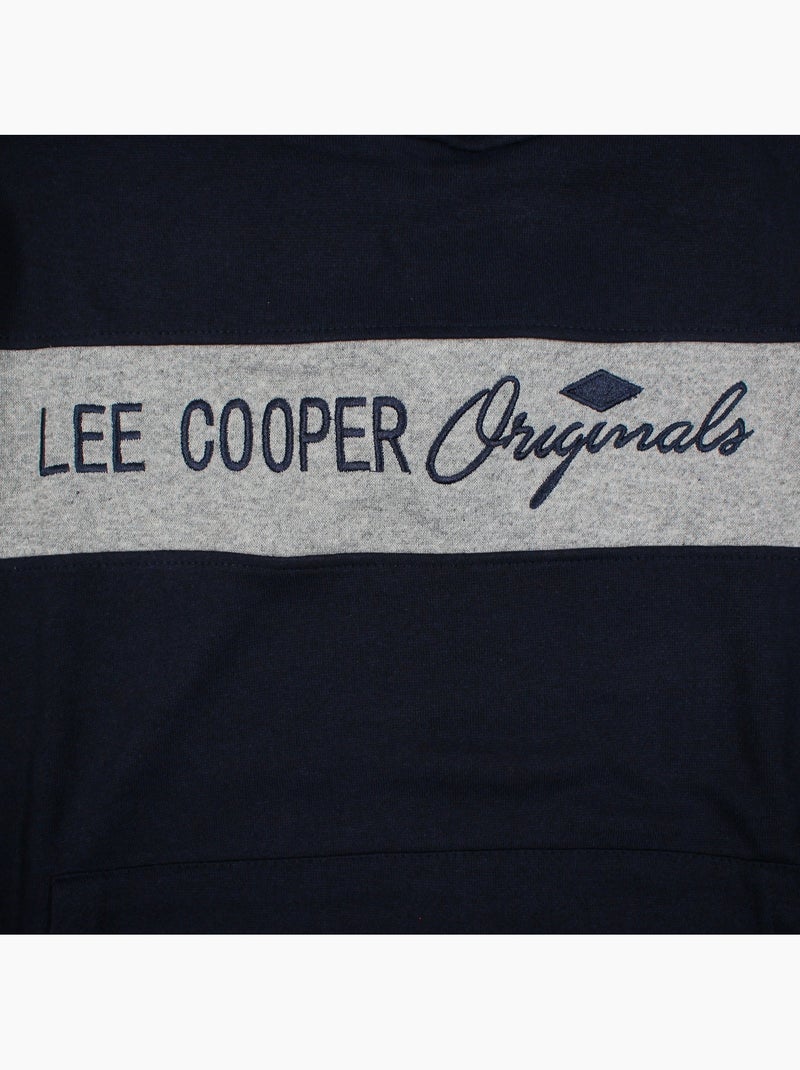 Lee cooper - sweatshirt com capuz para homem  desenvolvido para proporcionar conforto e um estilo de Azul-marinho - Kiabi