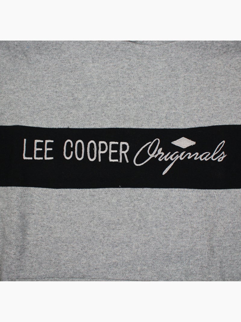 Lee cooper - sweatshirt com capuz para homem  desenvolvido para proporcionar conforto e um estilo de Cinza - Kiabi