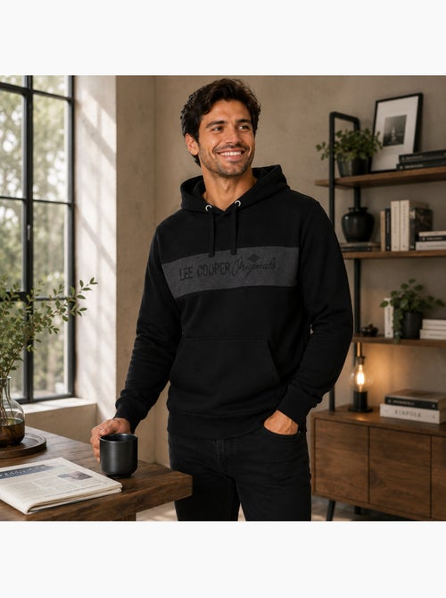 Lee cooper - sweatshirt com capuz para homem  desenvolvido para proporcionar conforto e um estilo de - Kiabi