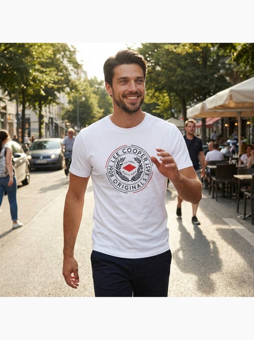 Lee Cooper - T shirt homem  de manga curta - Kiabi