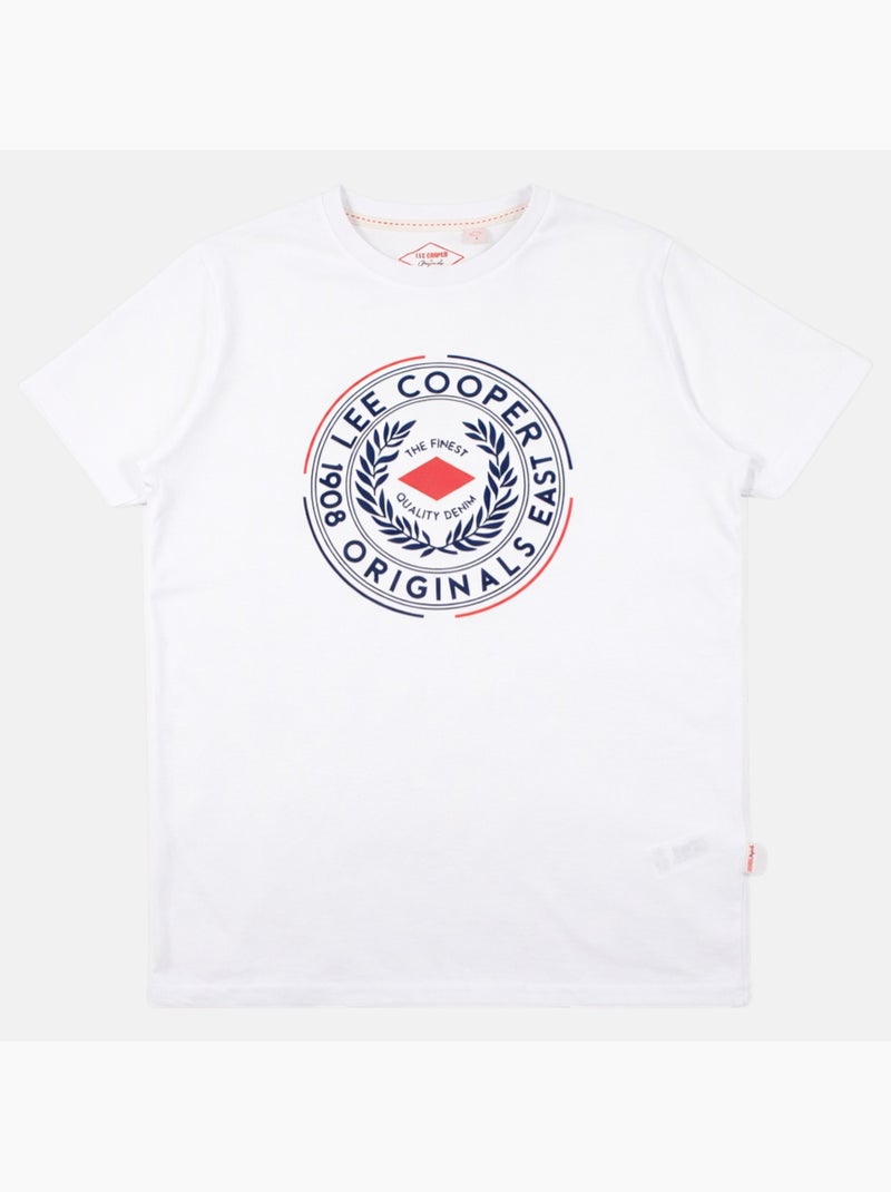 Lee Cooper - T shirt homem  de manga curta Branco - Kiabi