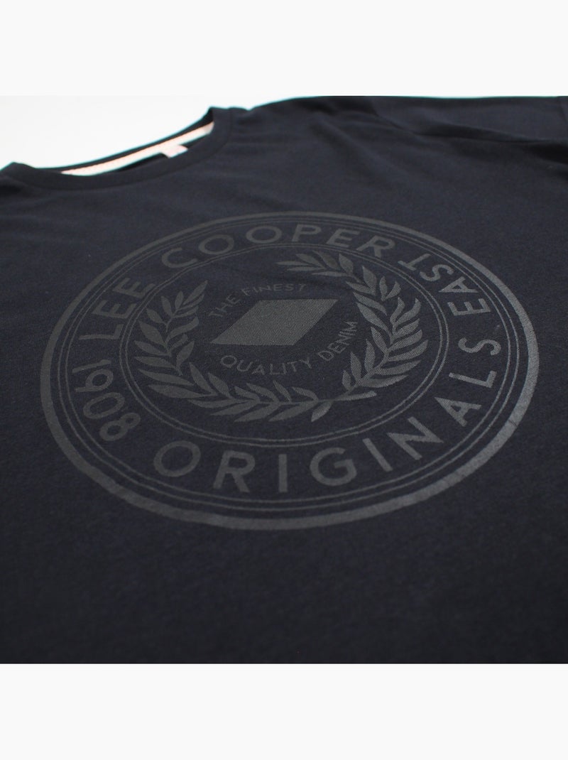 Lee Cooper - T-shirt manga curta  homem Preto - Kiabi