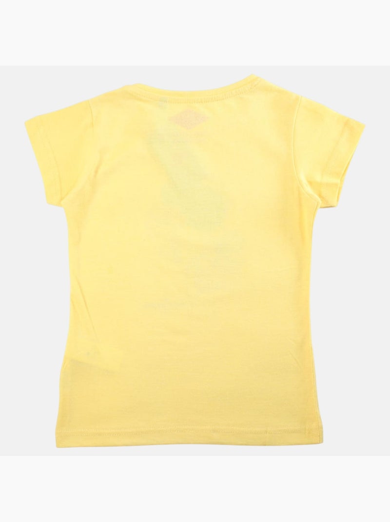 Lee Cooper - T-shirt manga curta  menina Amarelo - Kiabi