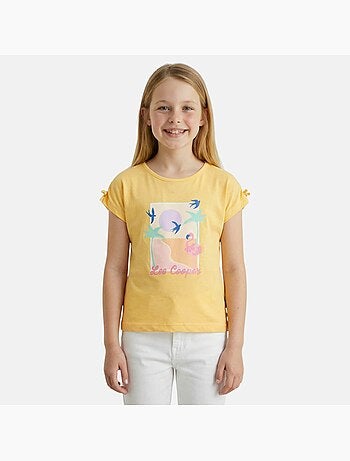 Lee Cooper - T-shirt manga curta menina