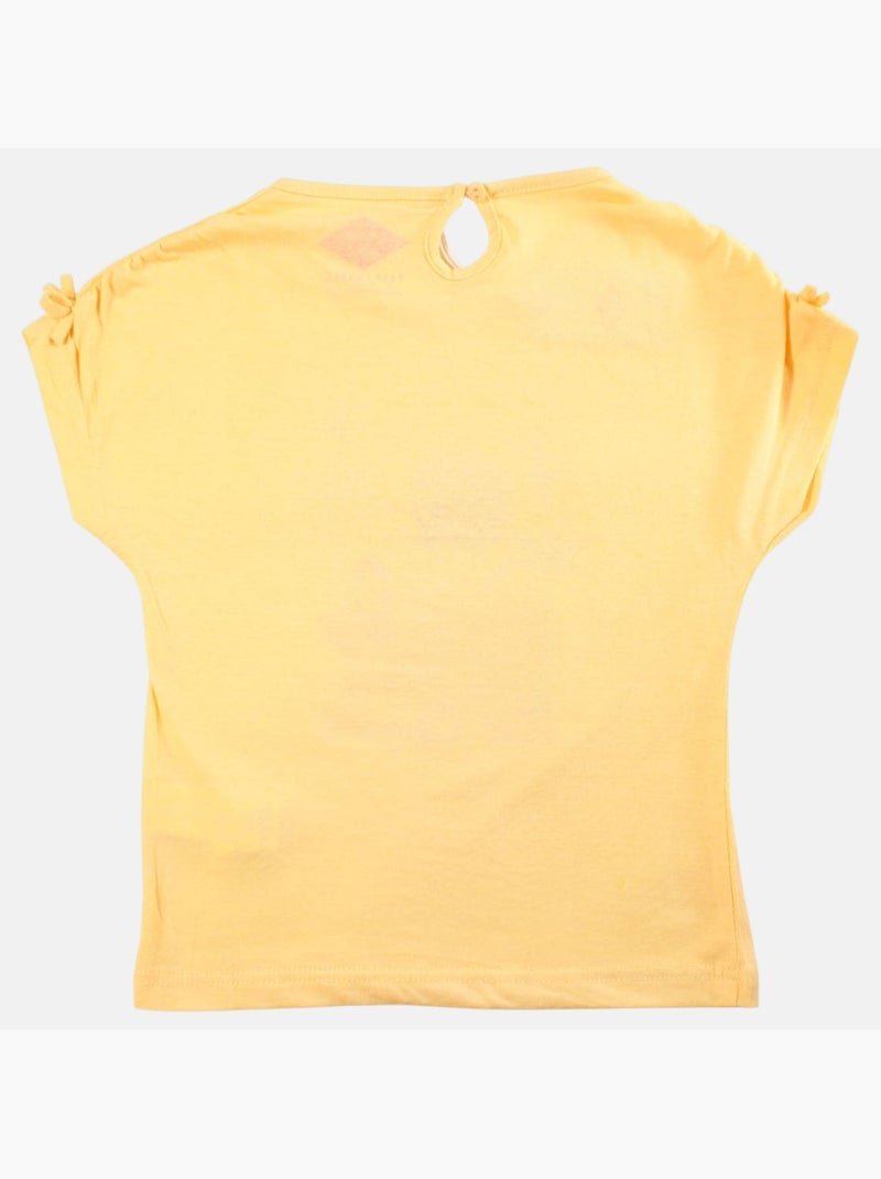 Lee Cooper - T-shirt manga curta  menina Amarelo - Kiabi