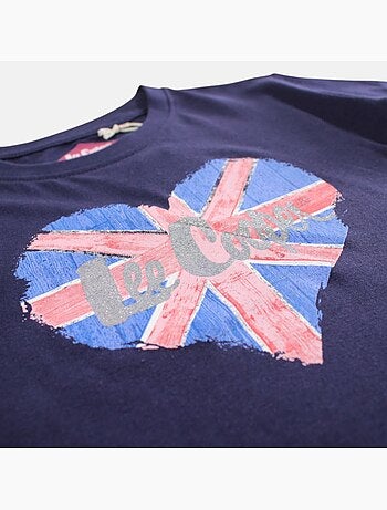Lee Cooper - T-shirt manga curta menina