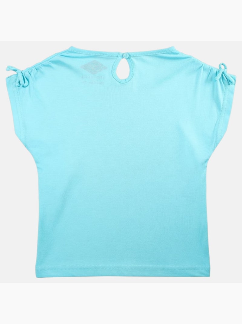 Lee Cooper - T-shirt manga curta  menina Azul - Kiabi