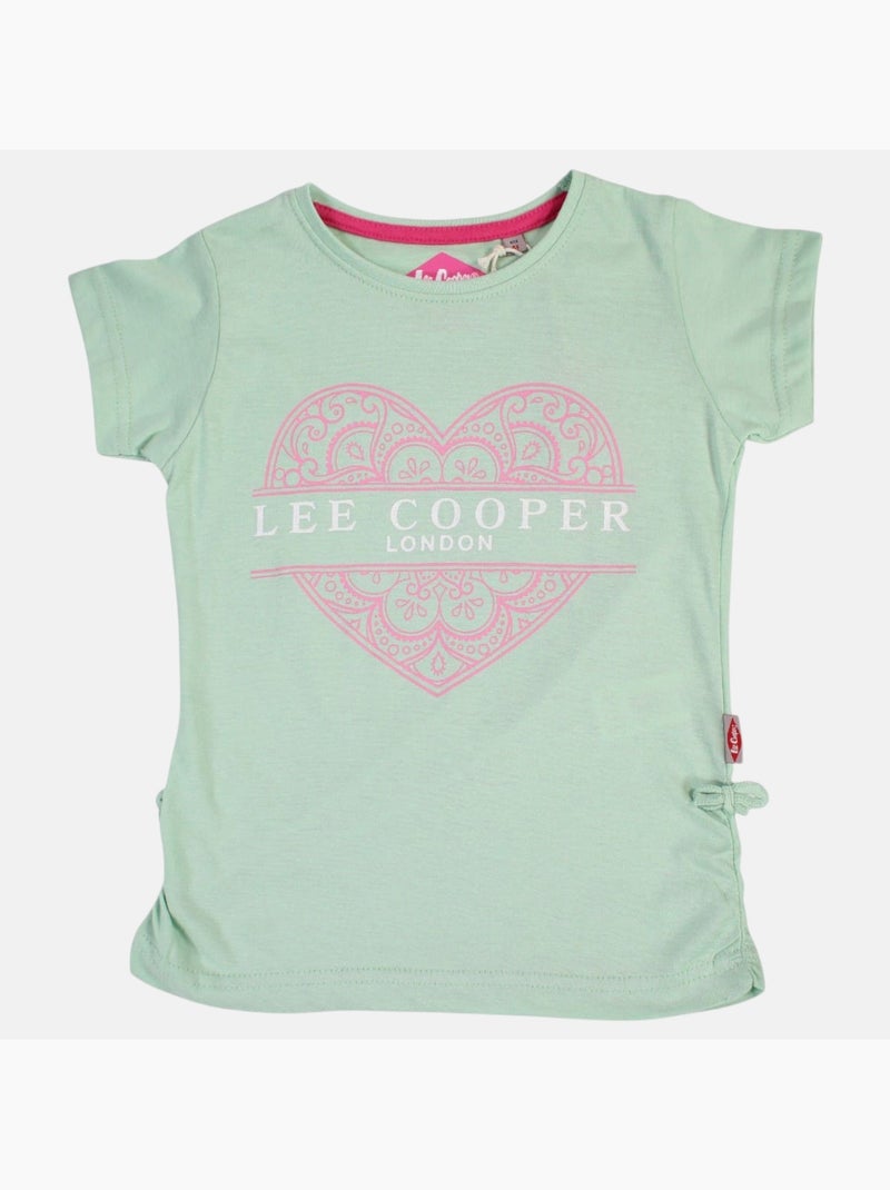 Lee Cooper - T-shirt manga curta  menina Azul - Kiabi