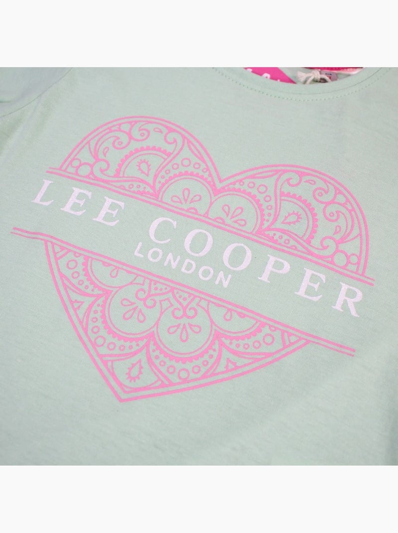 Lee Cooper - T-shirt manga curta  menina Azul - Kiabi