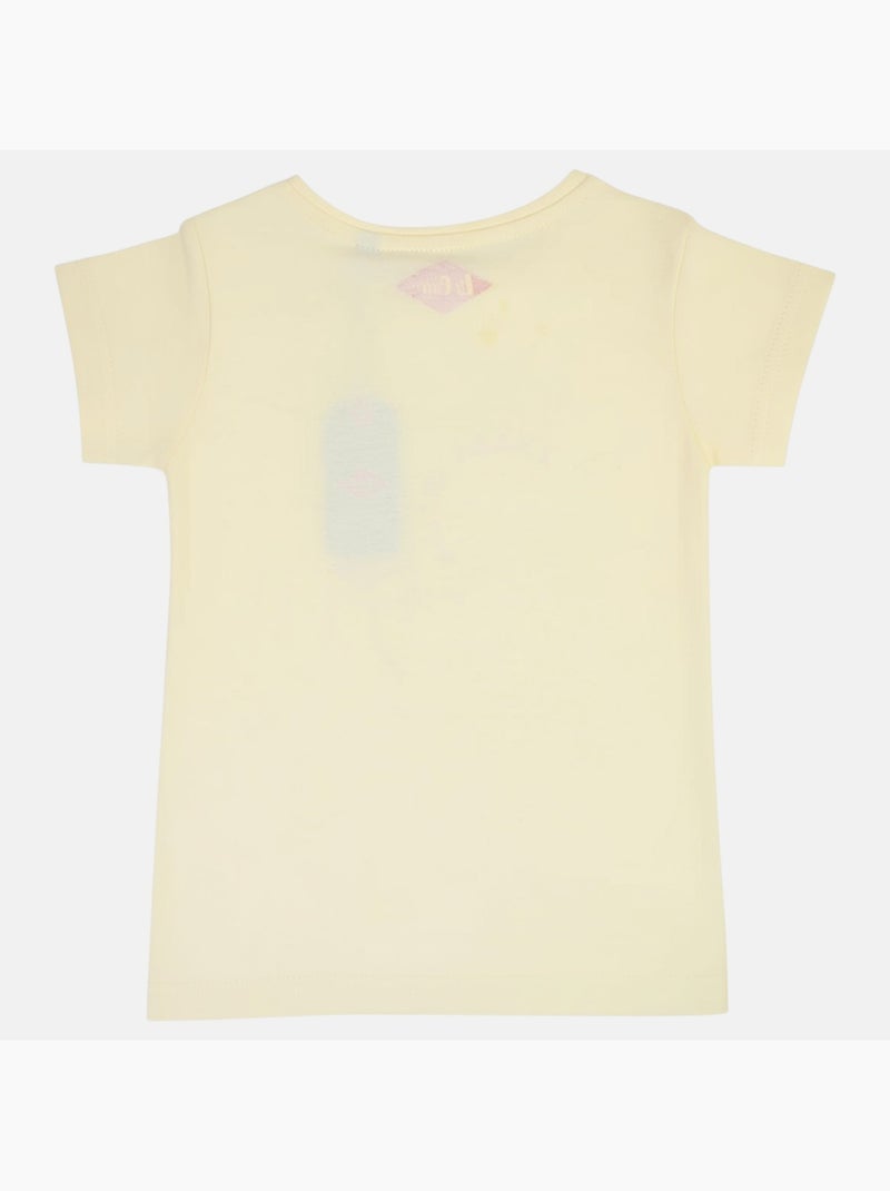 Lee Cooper - T-shirt manga curta  menina Bege - Kiabi
