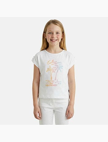 Lee Cooper - T-shirt manga curta menina