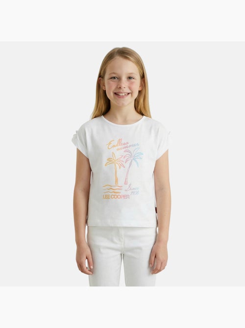 Lee Cooper - T-shirt manga curta menina - Kiabi Lee Cooper - T-shirt manga curta menina - Kiabi