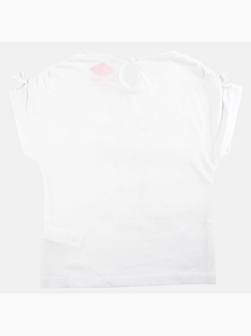 Lee Cooper - T-shirt manga curta  menina Branco - Kiabi