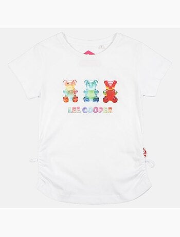 Lee Cooper - T-shirt manga curta menina