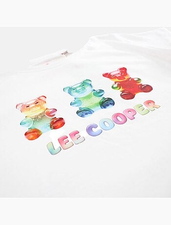 Lee Cooper - T-shirt manga curta menina