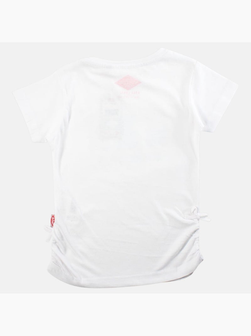 Lee Cooper - T-shirt manga curta  menina Branco - Kiabi