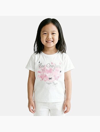 Lee Cooper - T-shirt manga curta menina