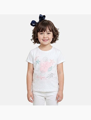 Lee Cooper - T-shirt manga curta menina