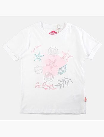 Lee Cooper - T-shirt manga curta menina