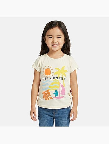Lee Cooper - T-shirt manga curta menina