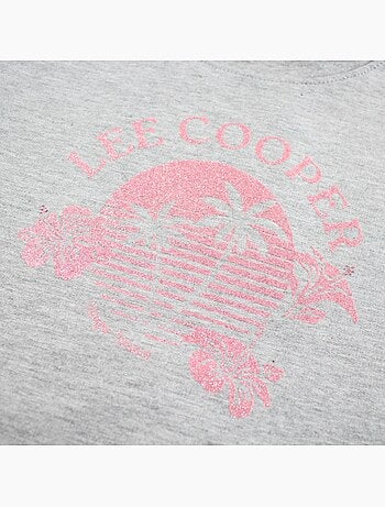 Lee Cooper - T-shirt manga curta menina