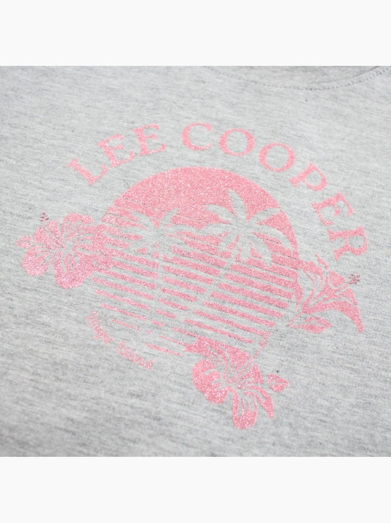 Lee Cooper - T-shirt manga curta  menina Cinza - Kiabi