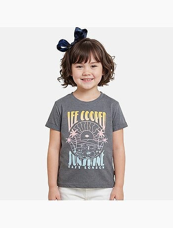 Lee Cooper - T-shirt manga curta menina